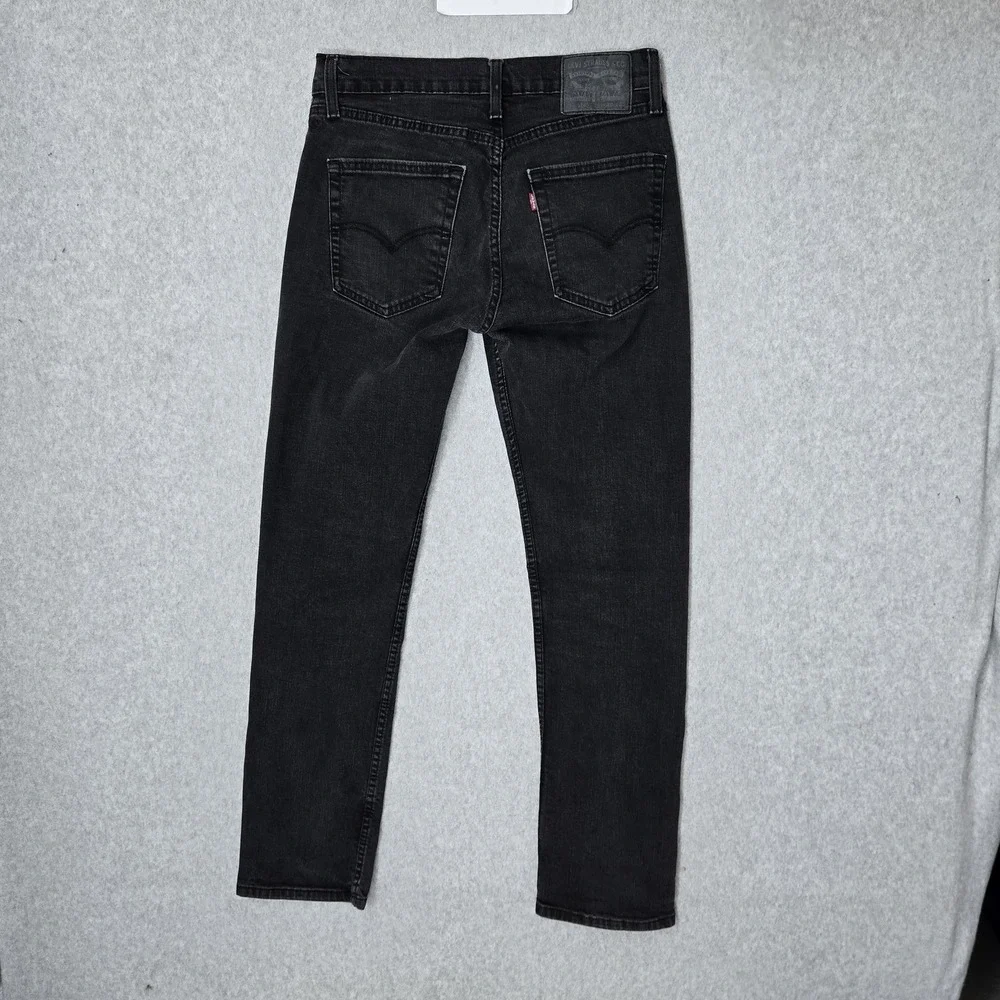 Levi's 514 Men Jeans 30X32 Black Denim Slim Fit 30